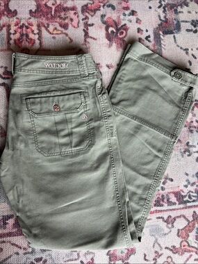 Volcom Olive Green Boot Cut Pants
